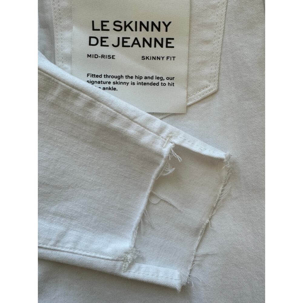 New ~ FRAME ~  Le Skinny De Jeanne Raw Stagger Mid-rise Jeans Size 24 - Picture 10 of 11